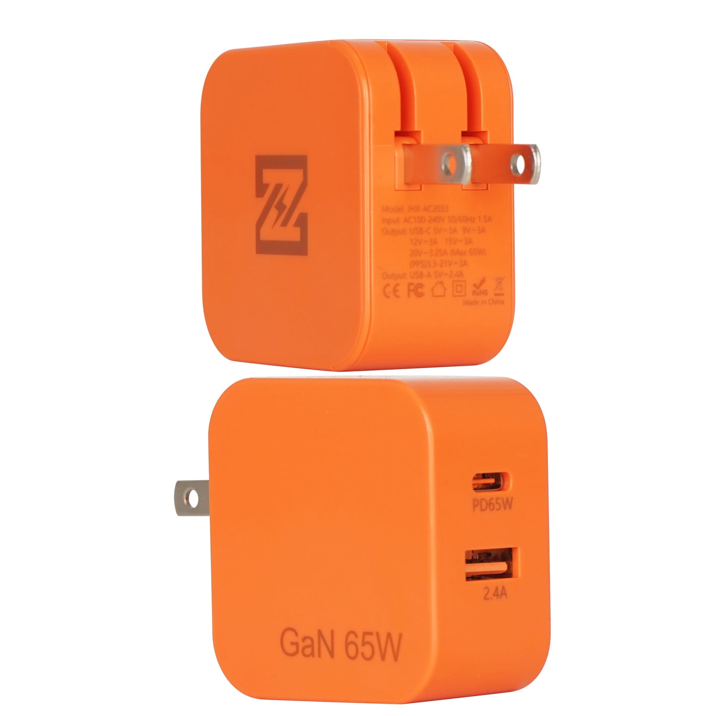ZGCINE USB-C PD 65W Charger (US/EU Plug))
