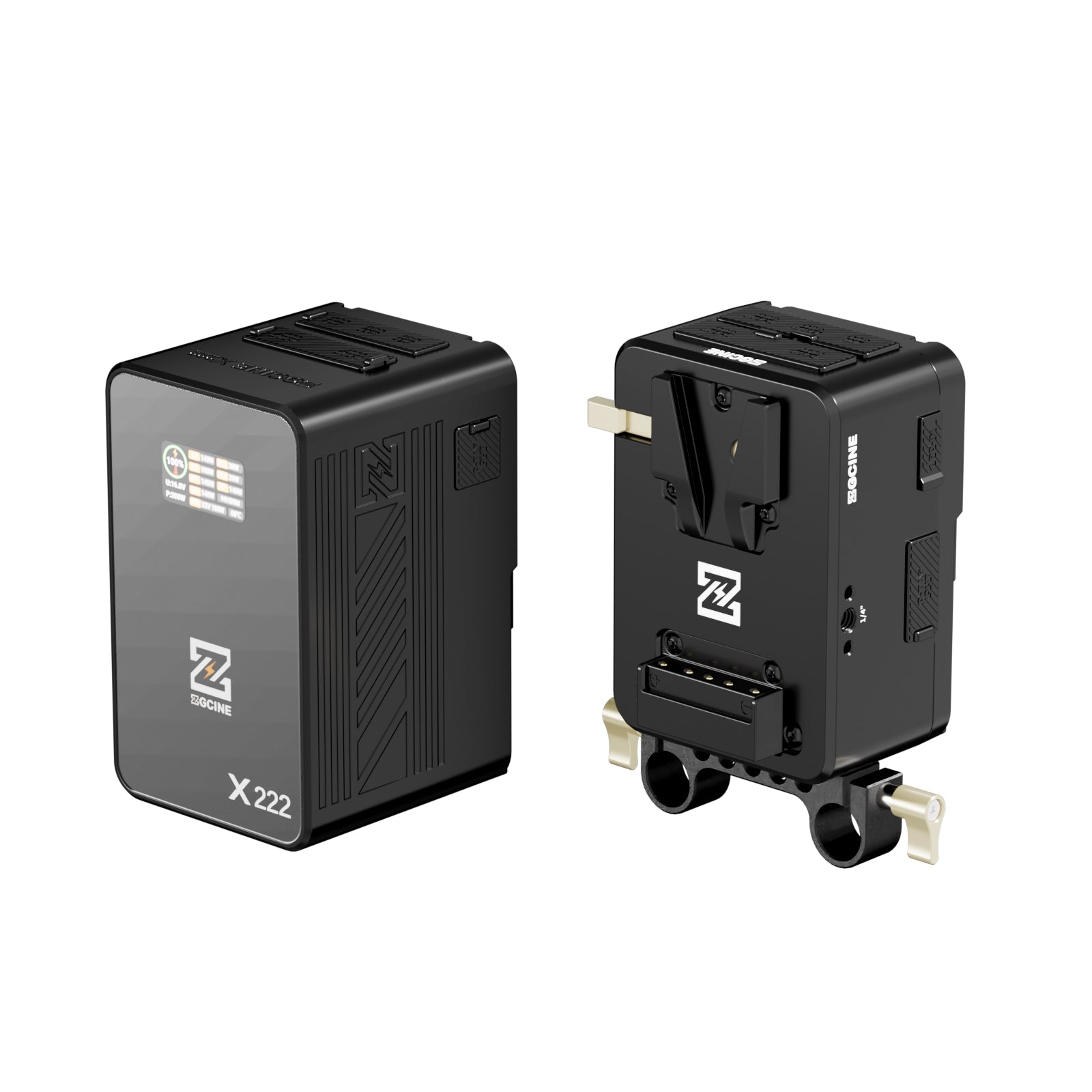 Cinema Set 2 with HS1 Hot Swap V Mount Plate and a ZG-X222 V-mount