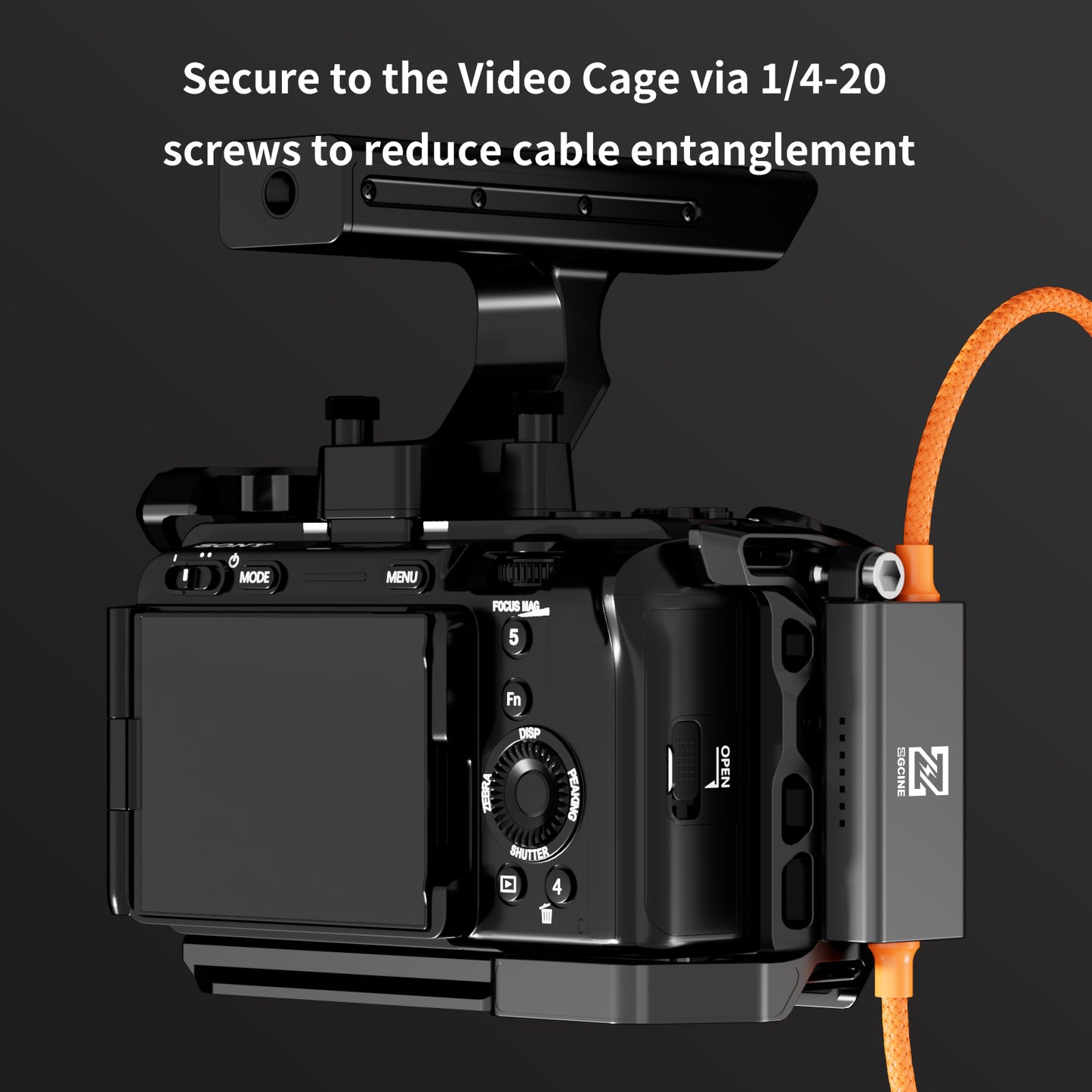 DT-PD 20" D-Tap to USB-C PD 2-Way V-Mount Charger Braided Power Delivery Cable for V-Mount Battery,Mirrorless Cameras, Phones &More