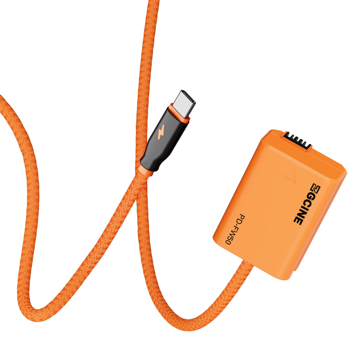 ZGCINE USB-C PD to FW50 for SONY Dummy Battery Cable(braided wire)