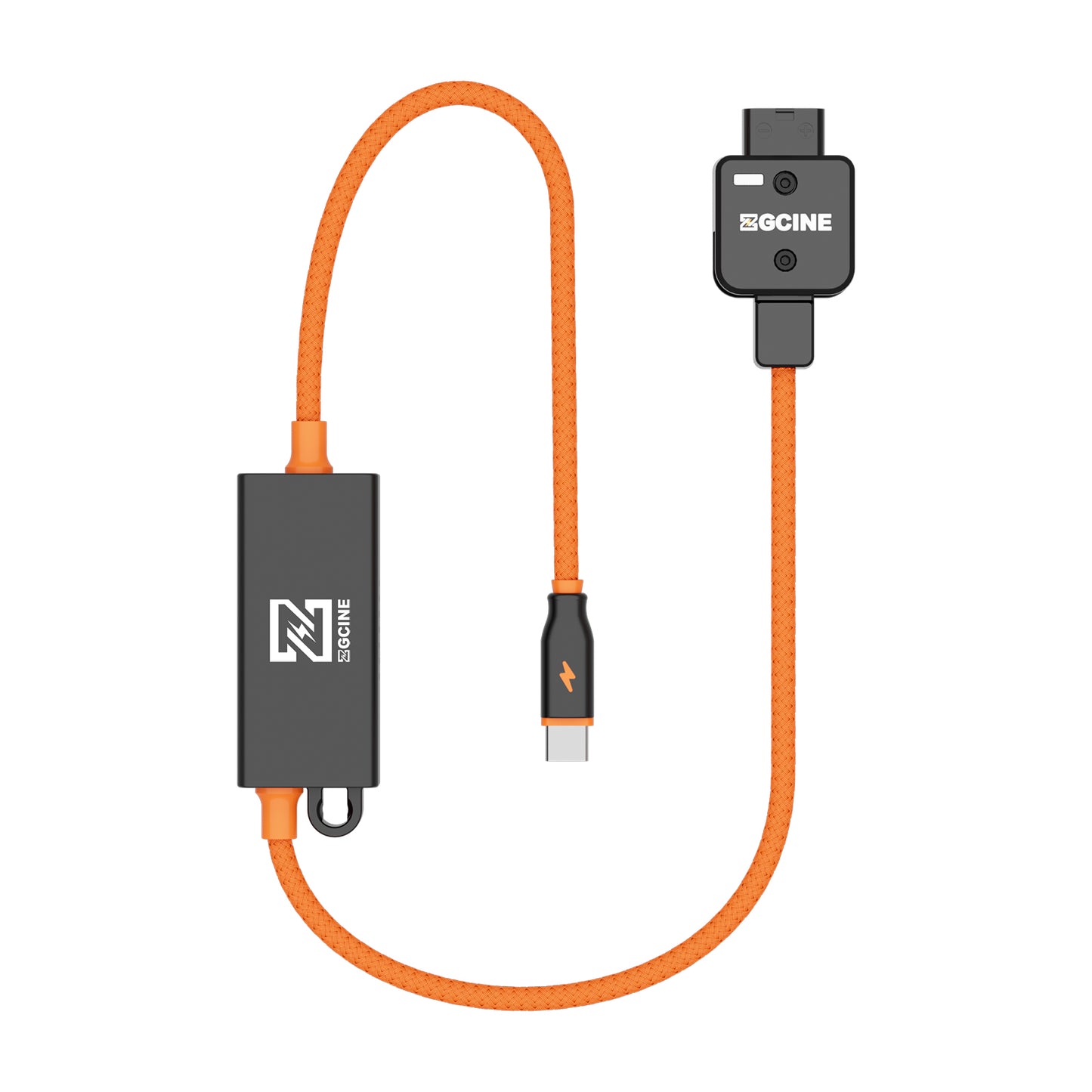 DT-PD 20" D-Tap to USB-C PD 2-Way V-Mount Charger Braided Power Delivery Cable for V-Mount Battery,Mirrorless Cameras, Phones &More