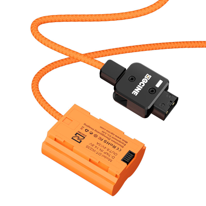 ZGCINE D-Tap to W235 for Fujifilm Dummy Battery Cable(braided wire)