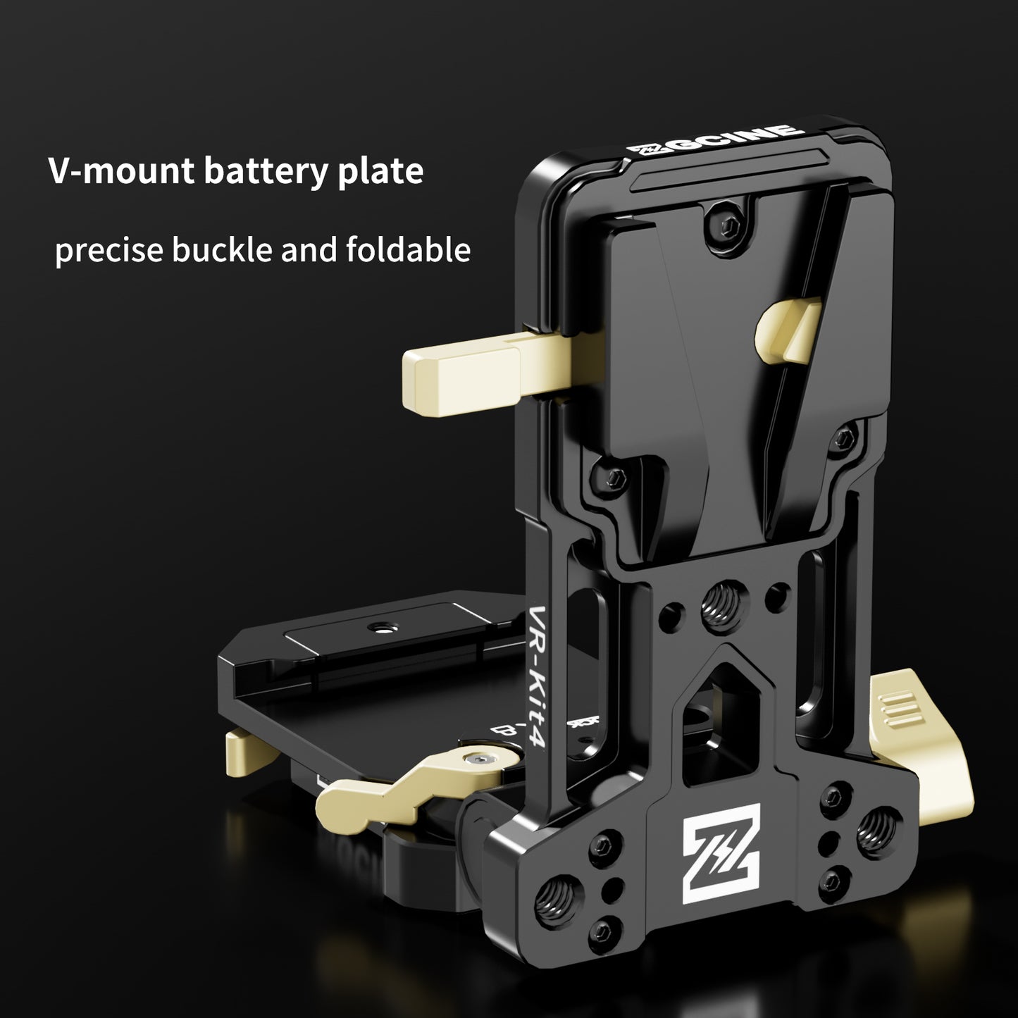 VR-Kit4 Quick Release V-Mount Plate for V Mount Battery, DSLR Camera,Tripod etc