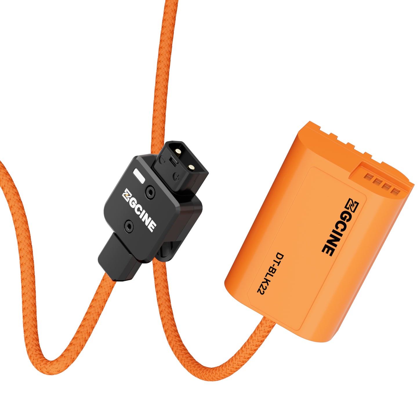ZGCINE D-Tap to BLK22 For Panasonic Lumix Dummy Battery Cable(braided wire)