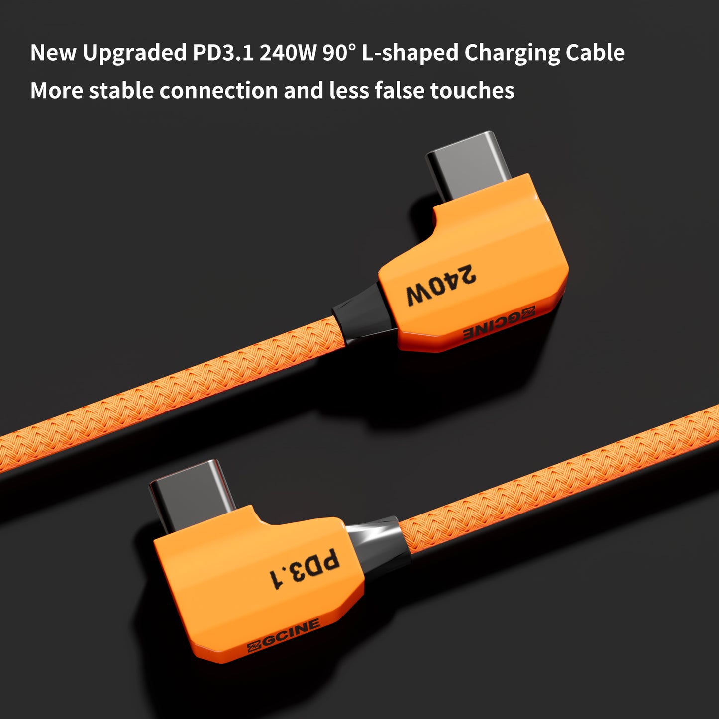ZG-X222 V-Mount Battery 222Wh, PD3.1 140W Input/Output, with Dual USB-C, 3-D-TAP, Dual DC Port, 1.4in Digital Display(orange)