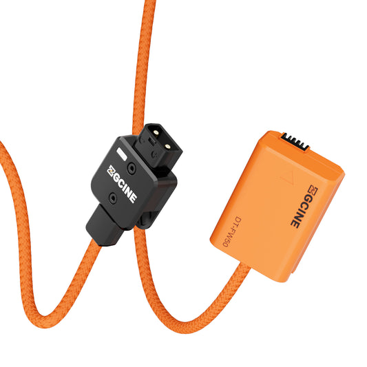 ZGCINE D-Tap to FW50 for SONY Dummy Battery Cable(braided wire)