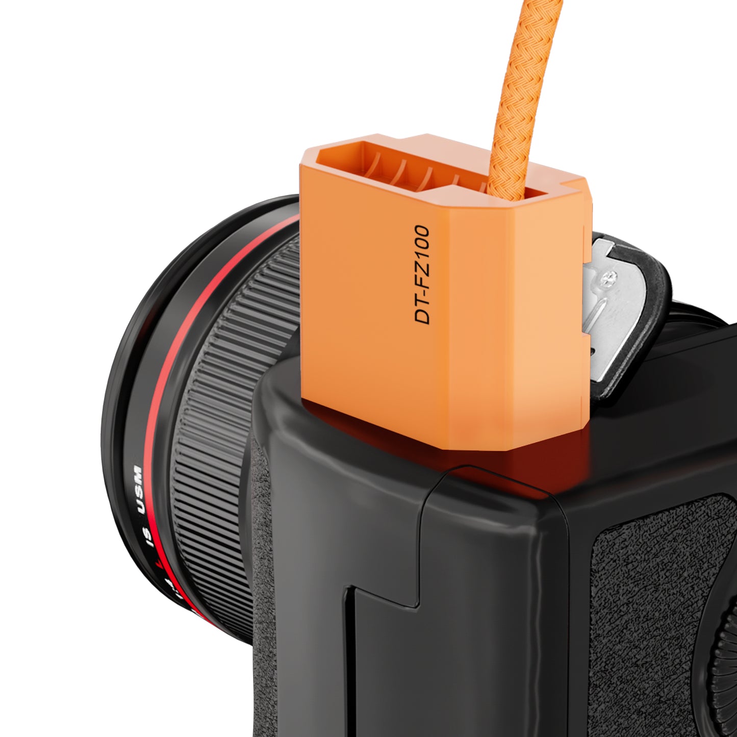 ZGCINE D-Tap to FZ100 Dummy Battery Cable(braided wire)