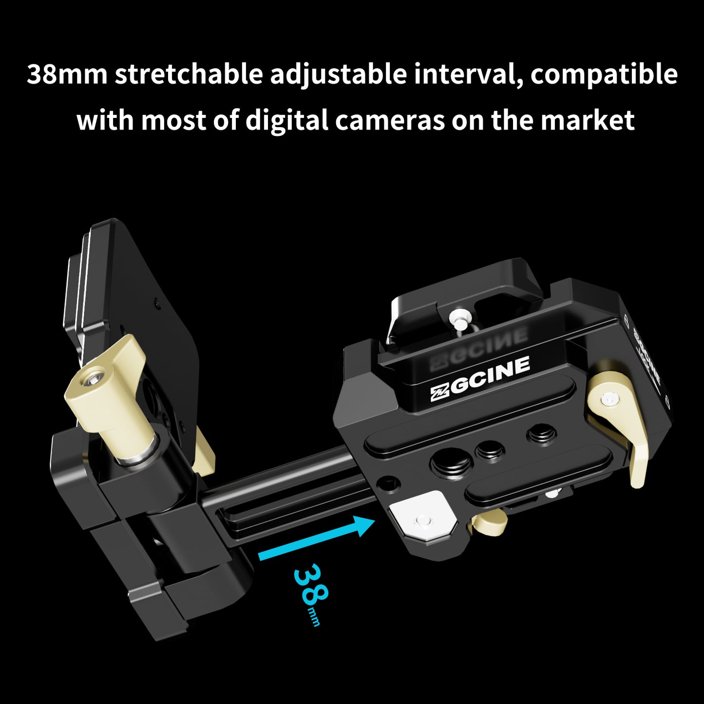 VR-Kit4 Quick Release V-Mount Plate for V Mount Battery, DSLR Camera,Tripod etc