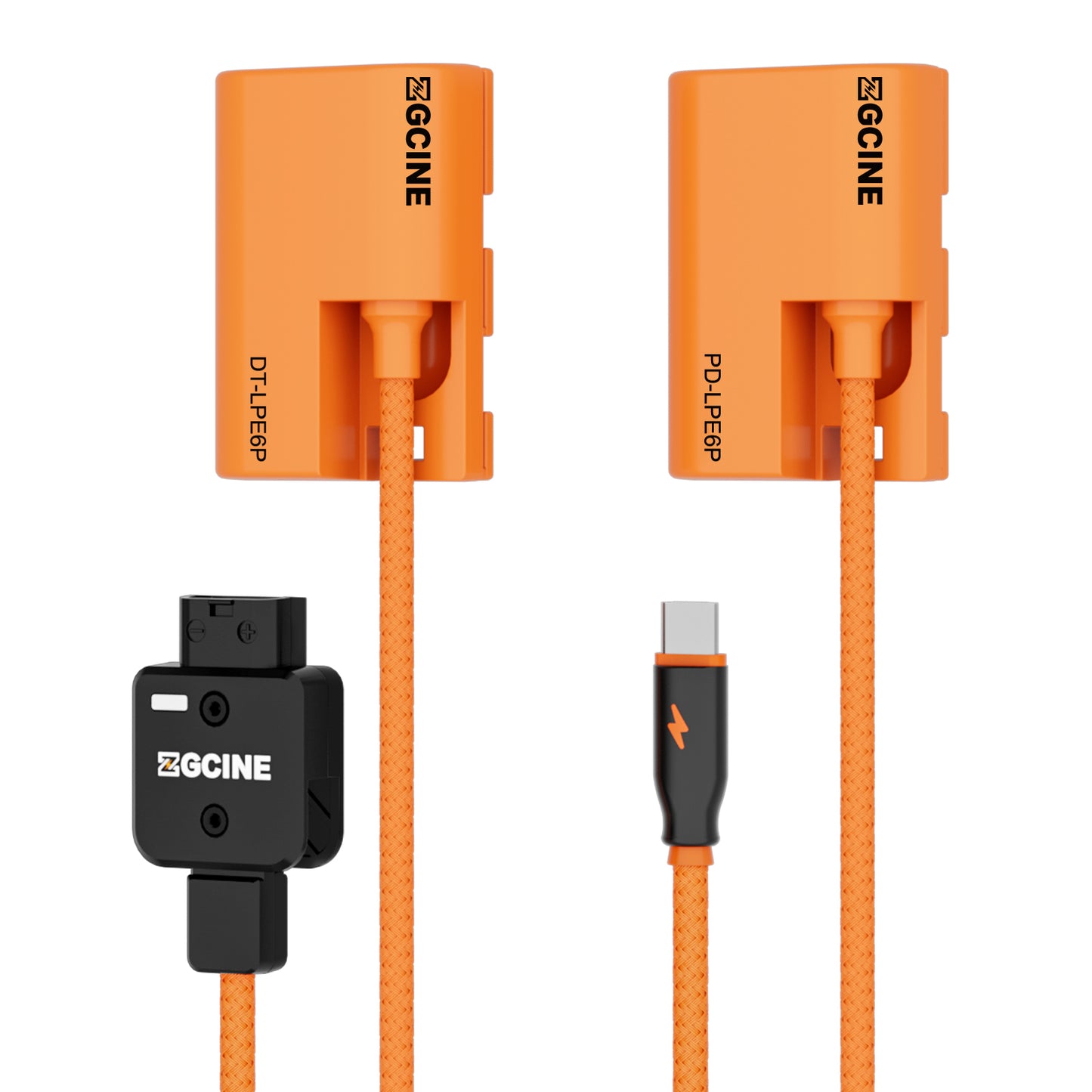 ZGCINE USB-C PD to LPE6P for Canon Dummy Battery Cable for Canon EOS R5 Mark II,R6 Mark II