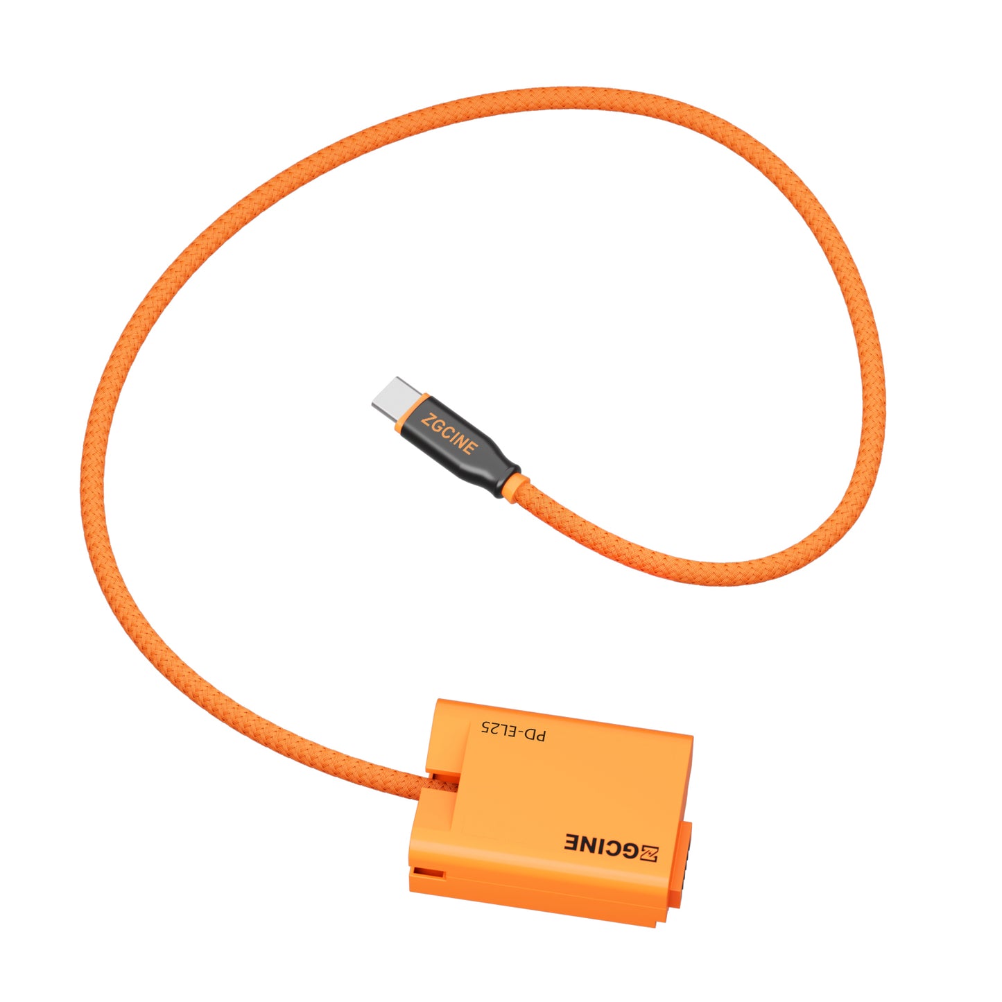 ZGCINE USB-C PD to EL25 for Nikon Dummy Battery Cable(braided wire)