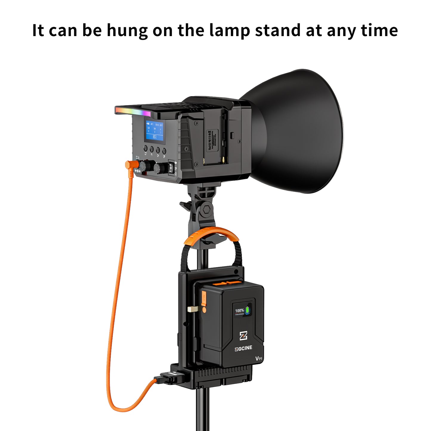 ZGCINE VM-C2 Dual Charger Kit for V-Mount Battery Charger, Support hot Switching Output