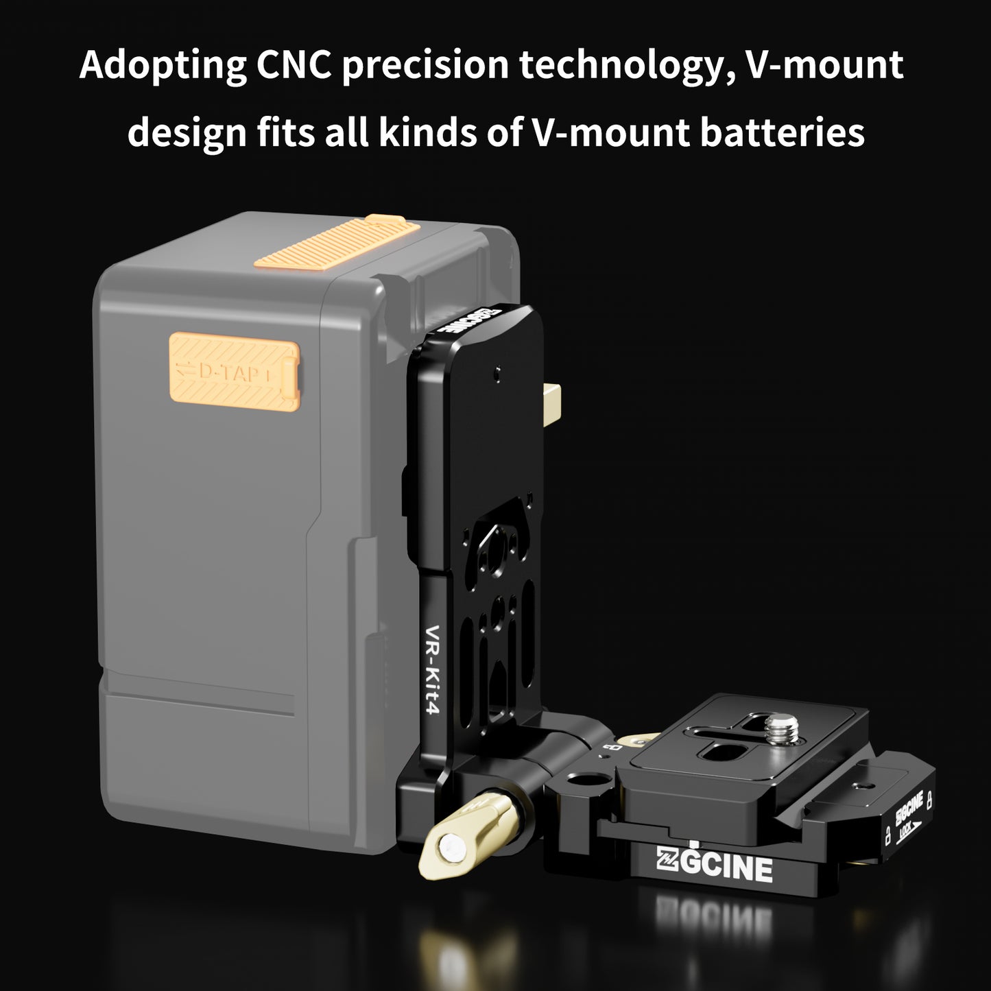 VR-Kit4 Quick Release V-Mount Plate for V Mount Battery, DSLR Camera,Tripod etc