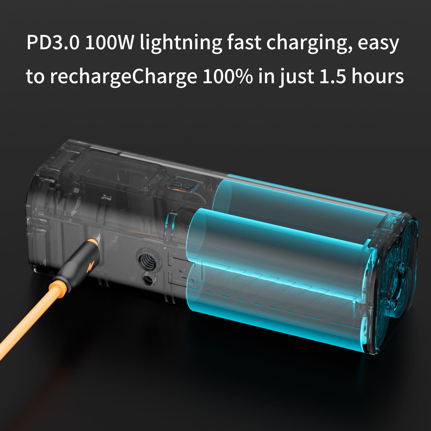 ZG-H50 Mini Battery Grip 50wh/14.8V,support PD and D-Tap Port,With OLED Display for Video light,Gopro,Cell phone and other Equipment.