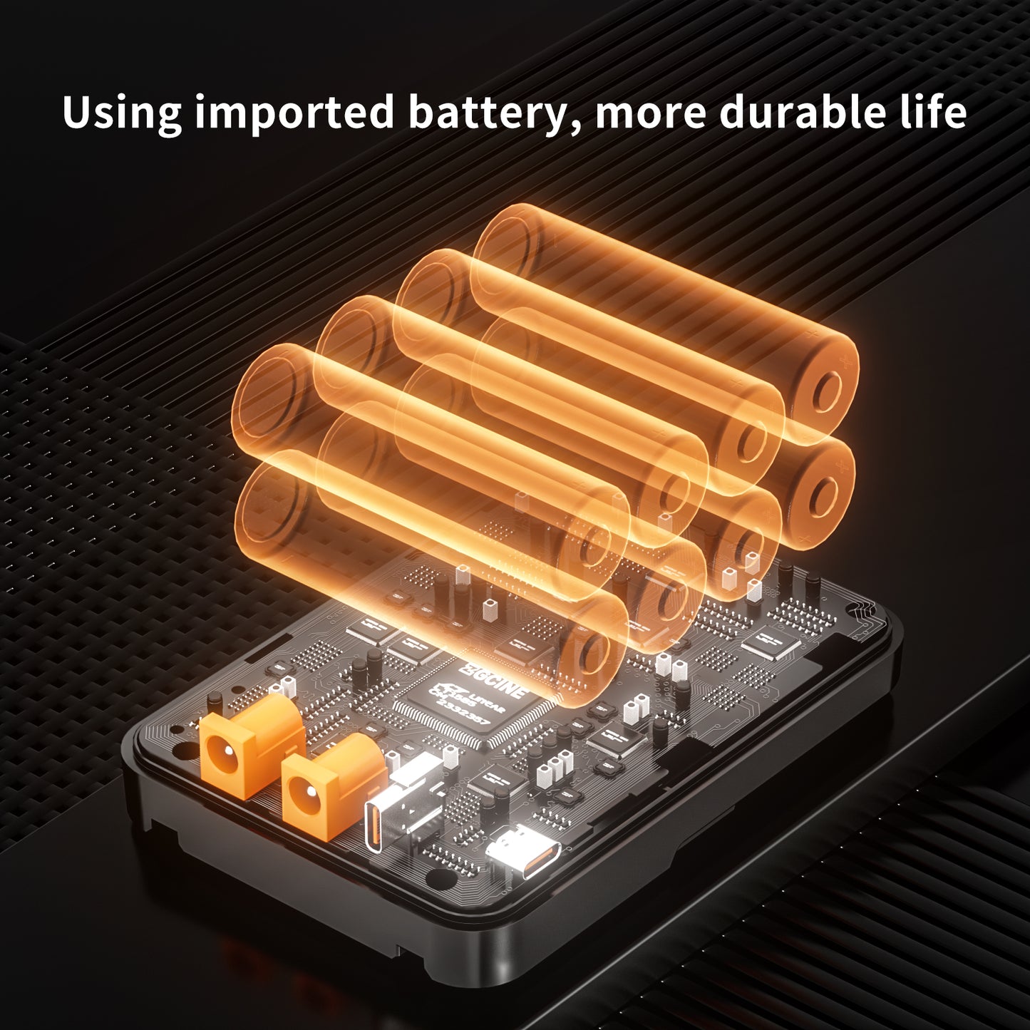 ZGCINE ZG-X99 V-Mount Battery,Support bidirectional 100W PD USB-C Fast Charger,99Wh/14.8V