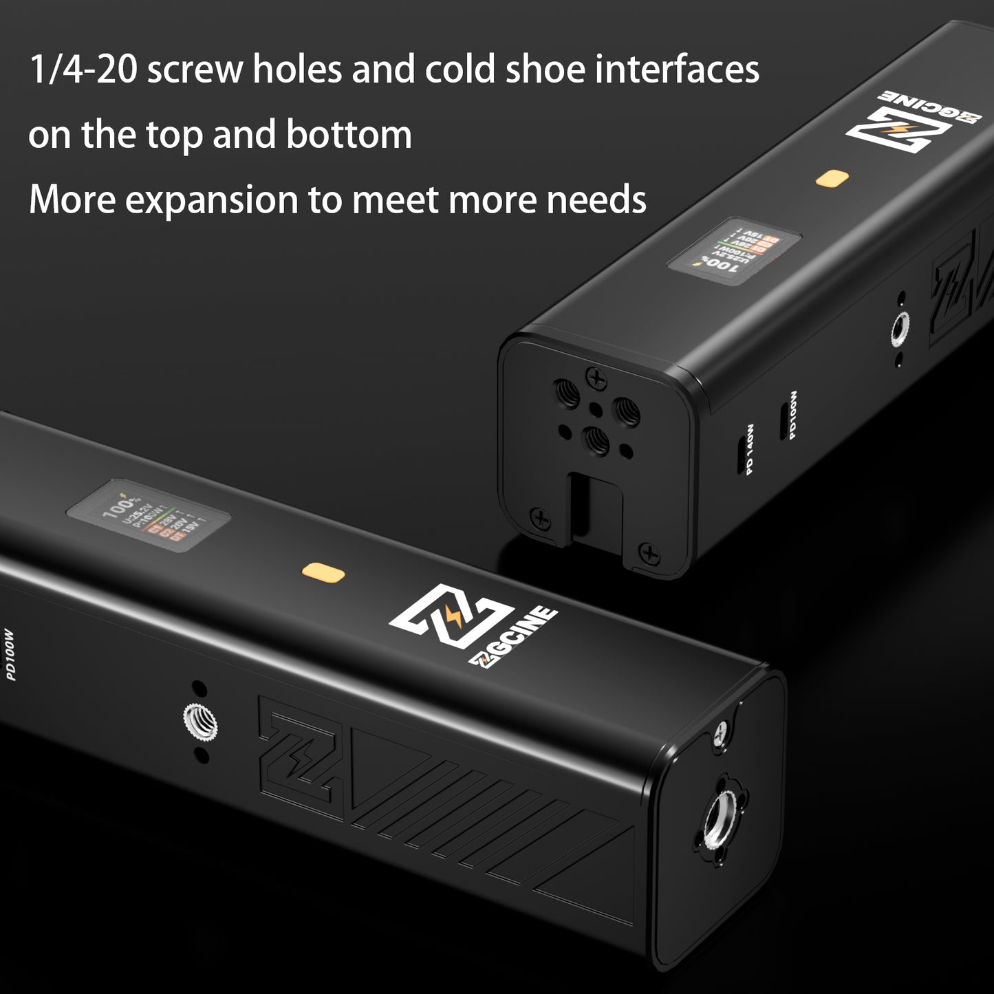 ZG-H110 Battery Grip Support USBC PD3.1 140W Input/Output With OLED Display