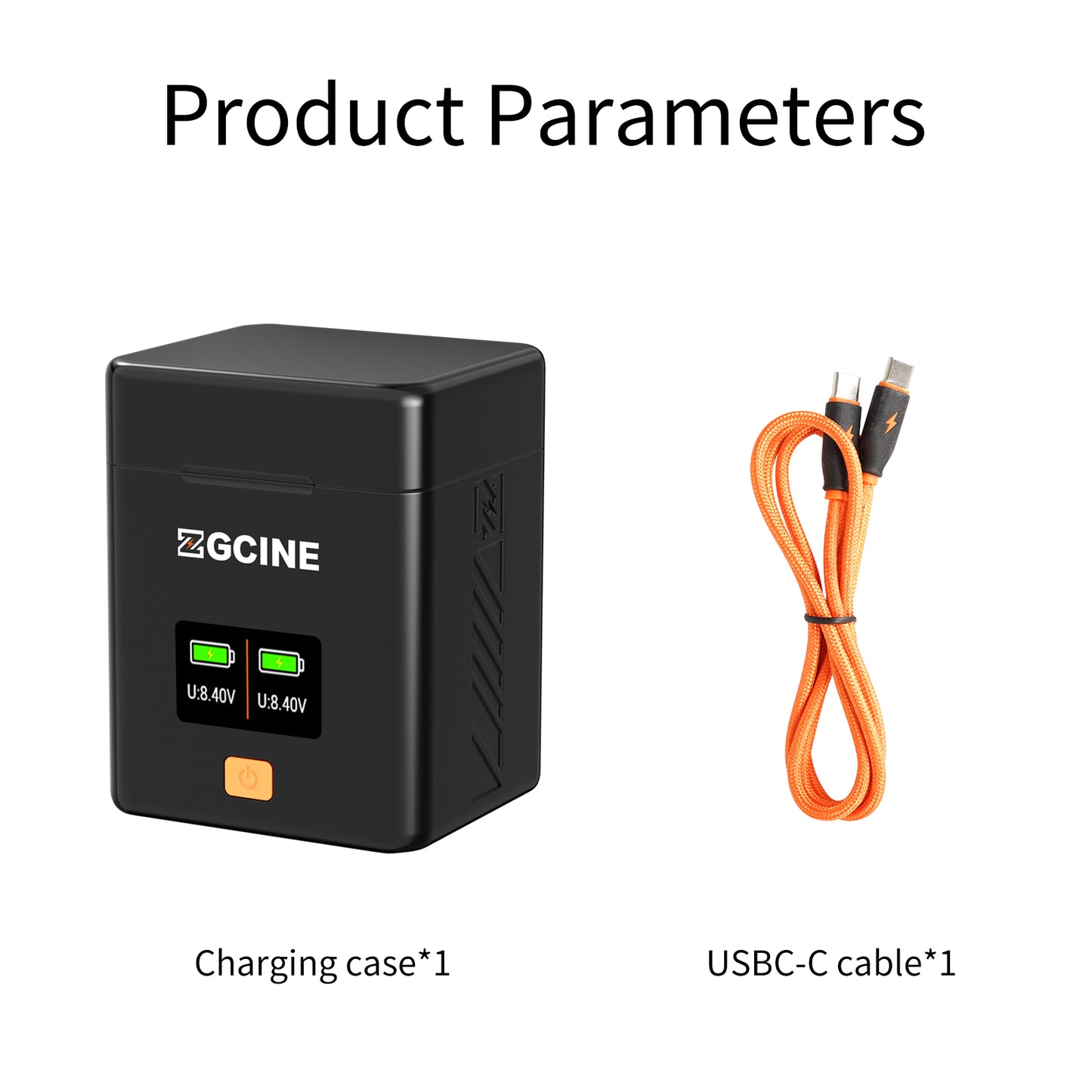 PS-FW50 Charging Case USBC PD Fast Dual Charger for SONY NP-FW50 Camera Battery