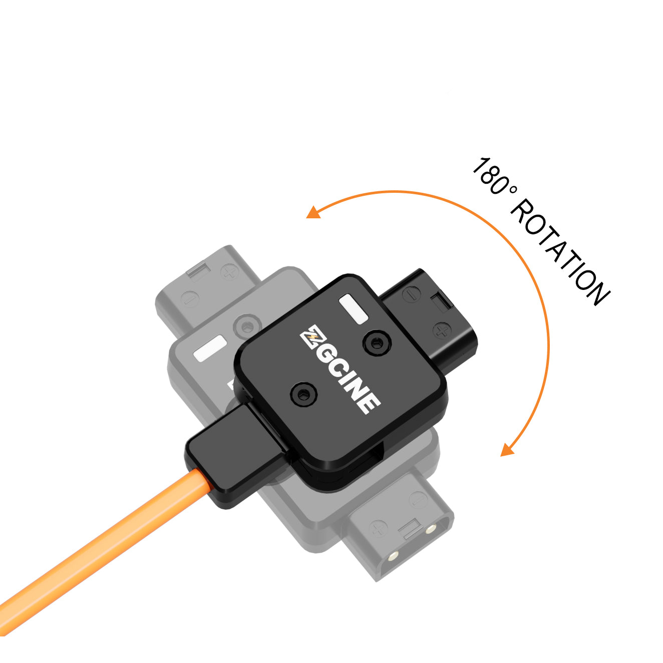 ZGCINE D-Tap to DC Power Cable 5.5*2.5 (braided wire)
