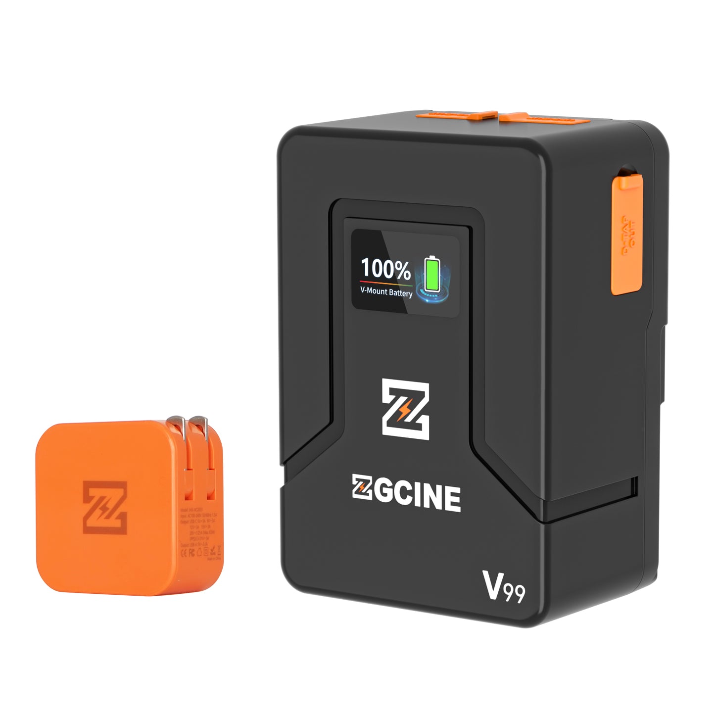 ZGCINE ZG-V99 V2 Upgraded Version Mini V-Mount Battery with 65W USB-C PD Charger kit(US)