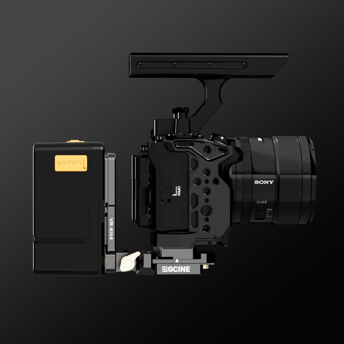 VR-Kit4 Quick Release V-Mount Plate for V Mount Battery, DSLR Camera,Tripod etc