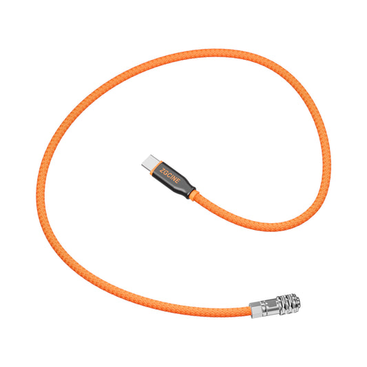 ZGCINE USB-C PD to BMPCC Power Cable(braided wire）