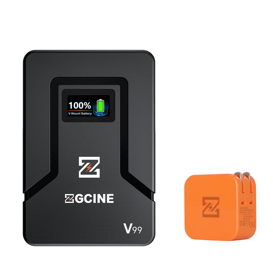 ZGCINE ZG-V99 V2 Upgraded Version Mini V-Mount Battery with 65W USB-C PD Charger kit（US）