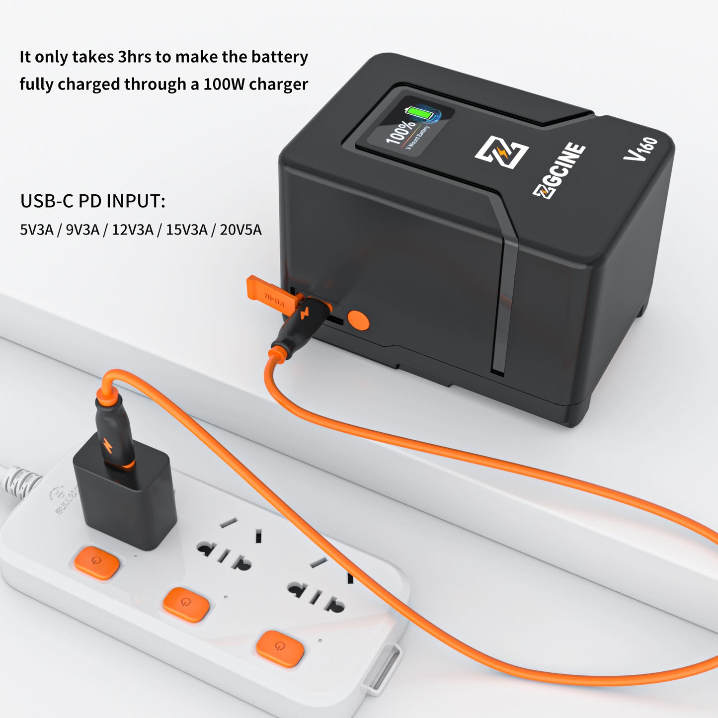 ZG-V160 V Mount Battery