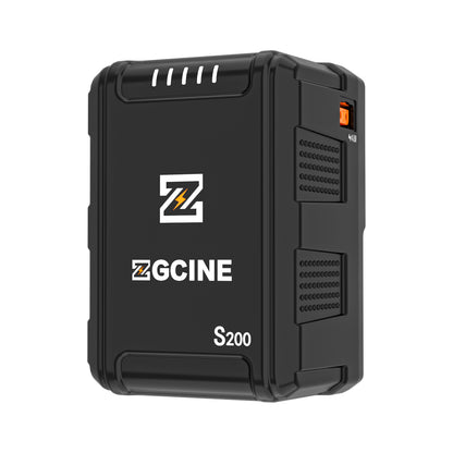 ZGCINE ZG-S200 V Mount Battery 14.8V/200Wh Support PD 100W Input/Output