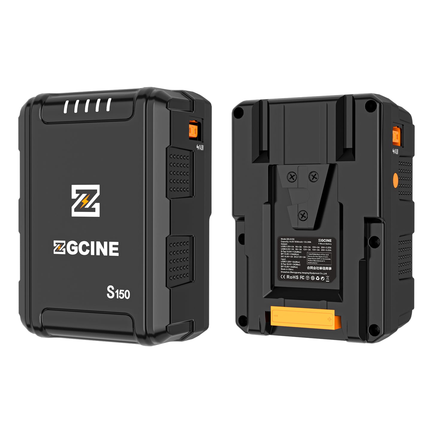 ZGCINE ZG-S150 V Mount Battery