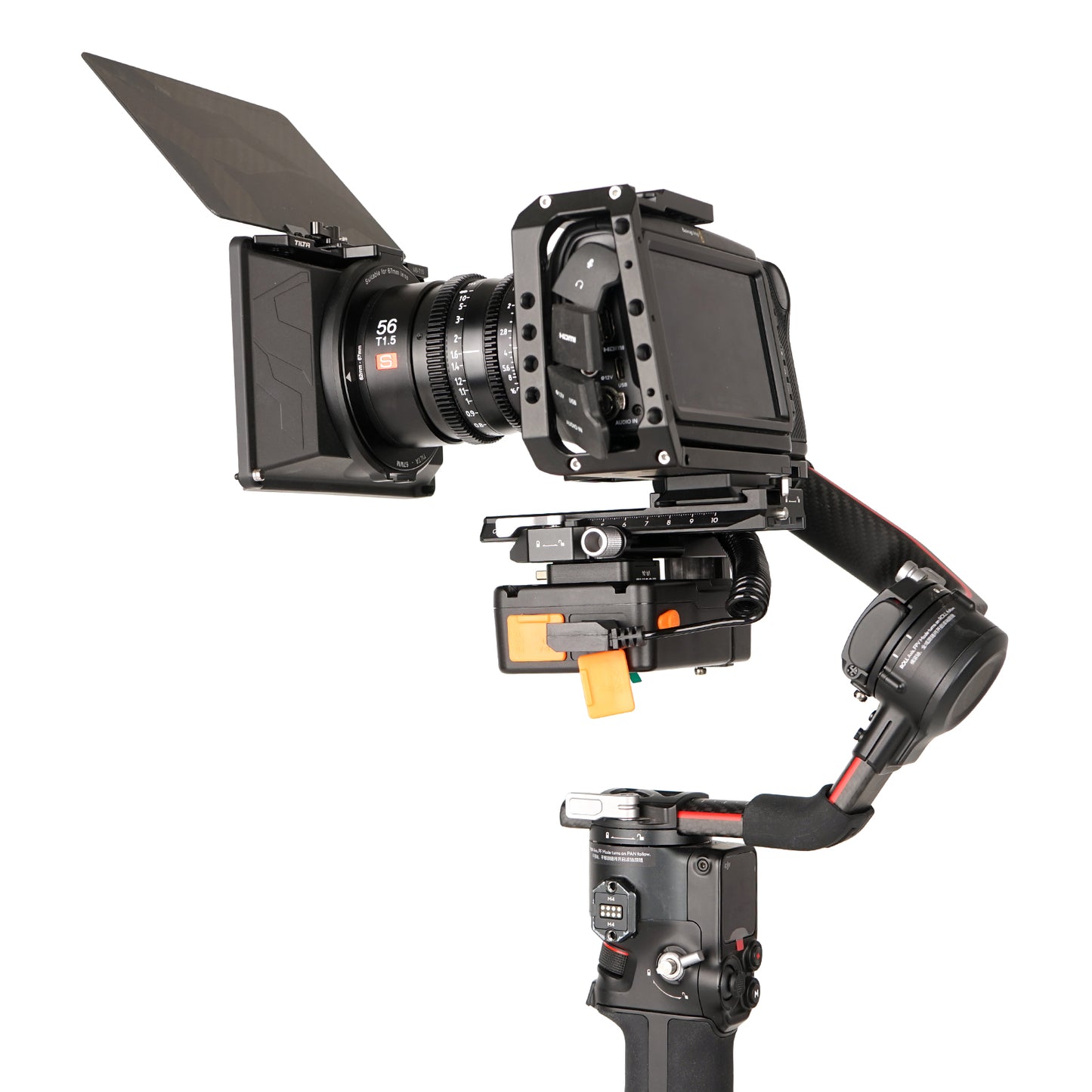 ZGCINE VR-04 mini V mount plate for DJI Ronin Gimbal Stabilizer S2 S3 Pitch axis