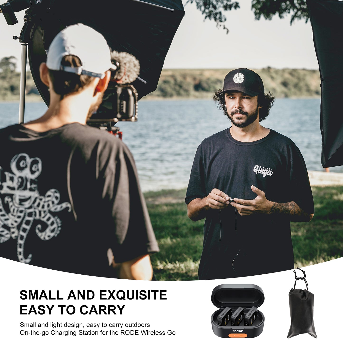 ZGCINE ZG-R30 Charging Case for Rode Wireless GO I&II