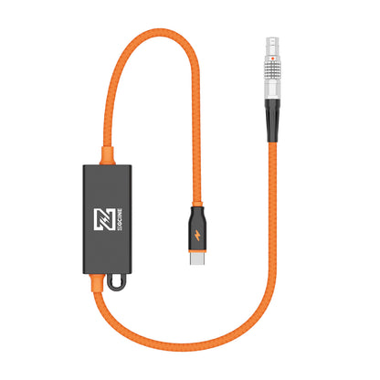 LEMO Straight 2Pin to USBC PD Power Cable for ARRI, RED, Teradek, SmallHD, Z-CAM, DJI Ronin, TILTA