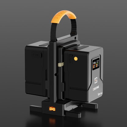 Charging Kit Combo 1 with VM-C2 dual charger and 2 V99 Pro V-mount batteries