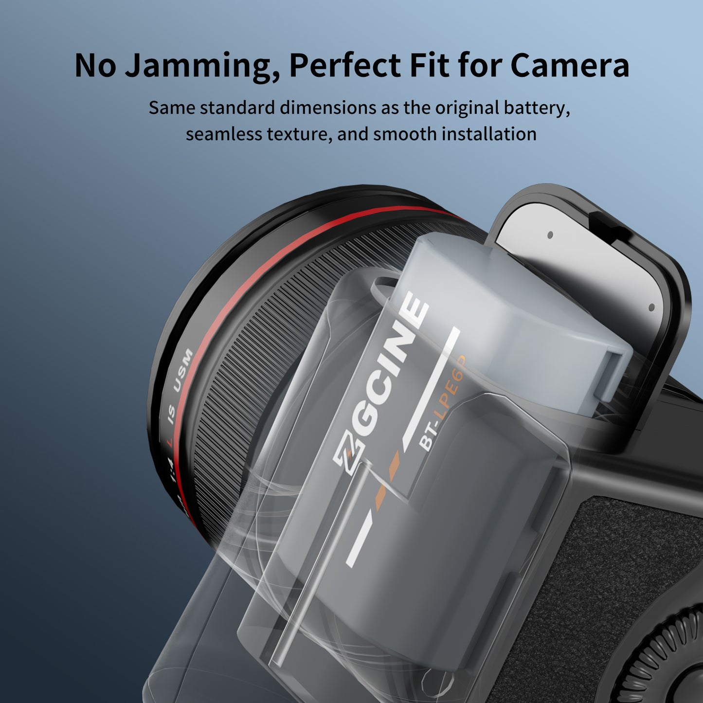 ZGCINE BT-LPE17 Camera Battery for Cano Camera (1030mAh Grey)