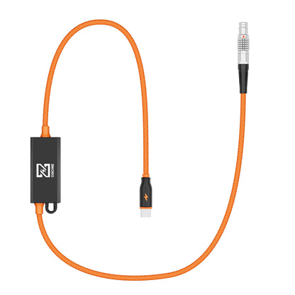 LEMO Straight 2Pin to USBC PD Power Cable for ARRI, RED, Teradek, SmallHD, Z-CAM, DJI Ronin, TILTA