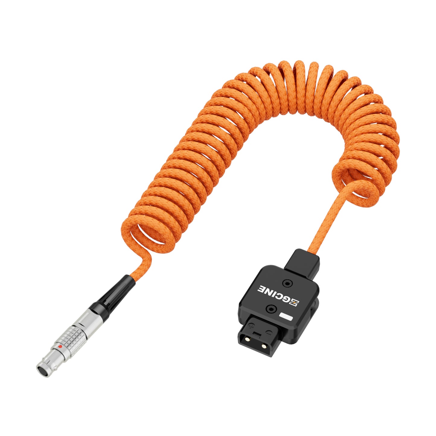 ZGCINE DT-LMS DTap to Lemo 2Pin Male Power Cable for Select RED ARRI and SONY Camera(Lemo Straight)