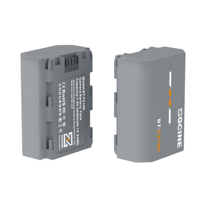 ZGCINE BT-FZ100 Camera Battery for SONY Camera (2600mAh Grey)