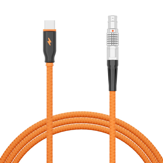 LEMO Straight 2Pin to USBC PD12V Power Cable for Teradek,SmallHD,Z-CAM