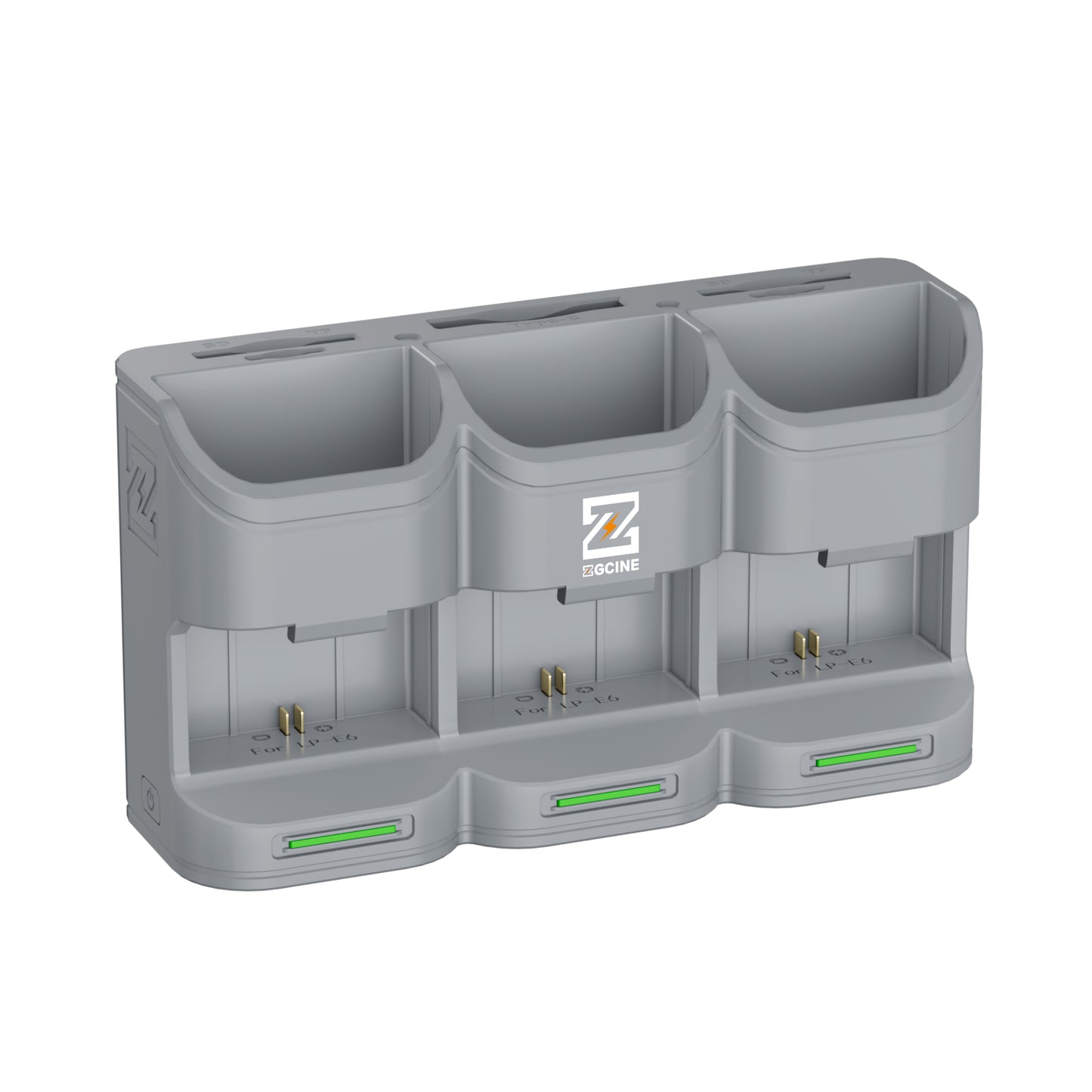 PC3-LPE6P Kit3 Travel Charging Case Kit with 3-Pack high-capacity LP-E6P Battery(2600mAH Grey)