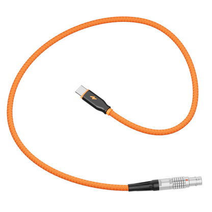 LEMO Straight 2Pin to USBC PD12V Power Cable for Teradek,SmallHD,Z-CAM