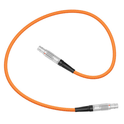 LEMO Straight 2Pin to LEMO Straight 2Pin Power Cable for ARRI，RED,Teradek,SmallHD,Z-CAM