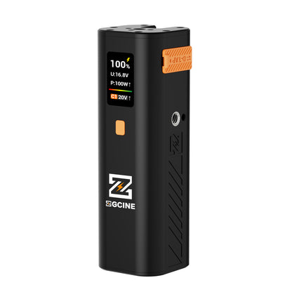 ZG-H50 Mini Battery Grip 50wh/14.8V,support PD and D-Tap Port,With OLED Display for Video light,Gopro,Cell phone and other Equipment.