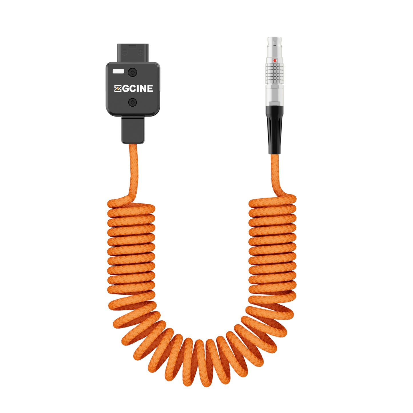 ZGCINE DT-LMS DTap to Lemo 2Pin Male Power Cable for Select RED ARRI and SONY Camera(Lemo Straight)