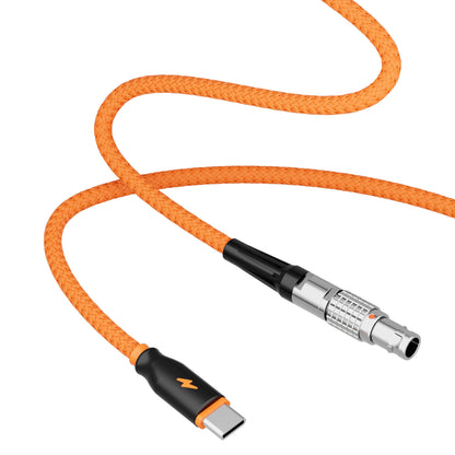 LEMO Straight 2Pin to USBC PD12V Power Cable for Teradek,SmallHD,Z-CAM