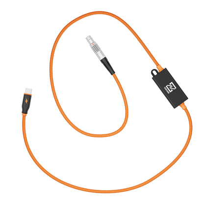 LEMO Straight 2Pin to USBC PD Power Cable for ARRI, RED, Teradek, SmallHD, Z-CAM, DJI Ronin, TILTA