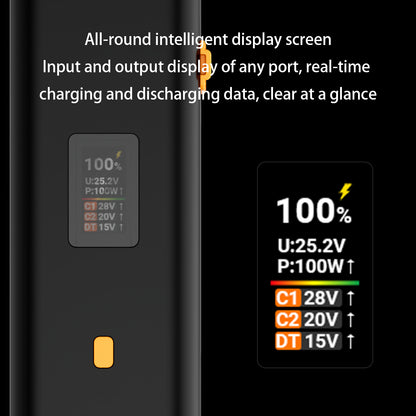 ZG-H110 Battery Grip Support USBC PD3.1 140W Input/Output With OLED Display