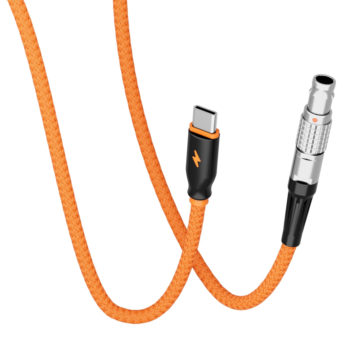 LEMO Straight 2Pin to USBC PD12V Power Cable for Teradek,SmallHD,Z-CAM