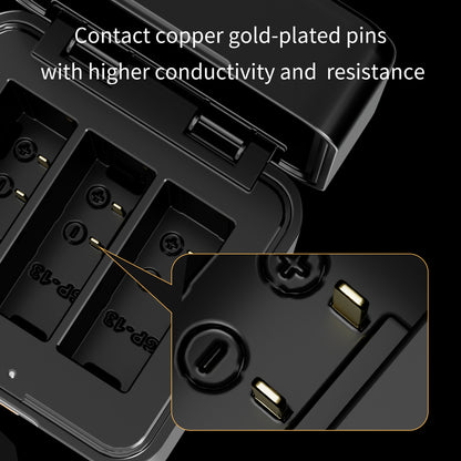 PS-GP13 Charging Case USBC PD Fast Dual Charger for GoPro Hero13 Camera Battery