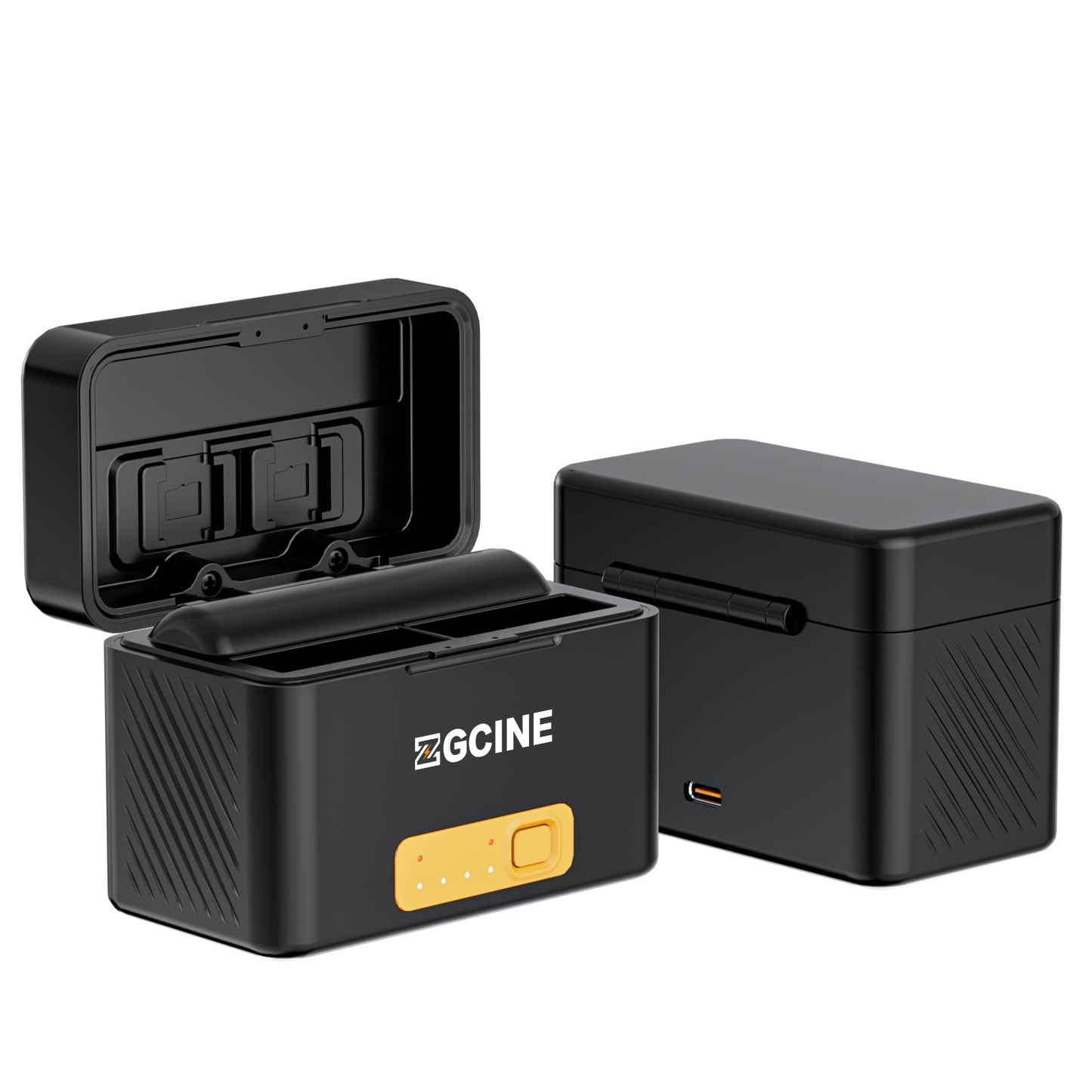 PS-OM1 Charging case for Dji OSMO Aciton3/4/5/6 and Osmo360 Battery（Batteries not included）