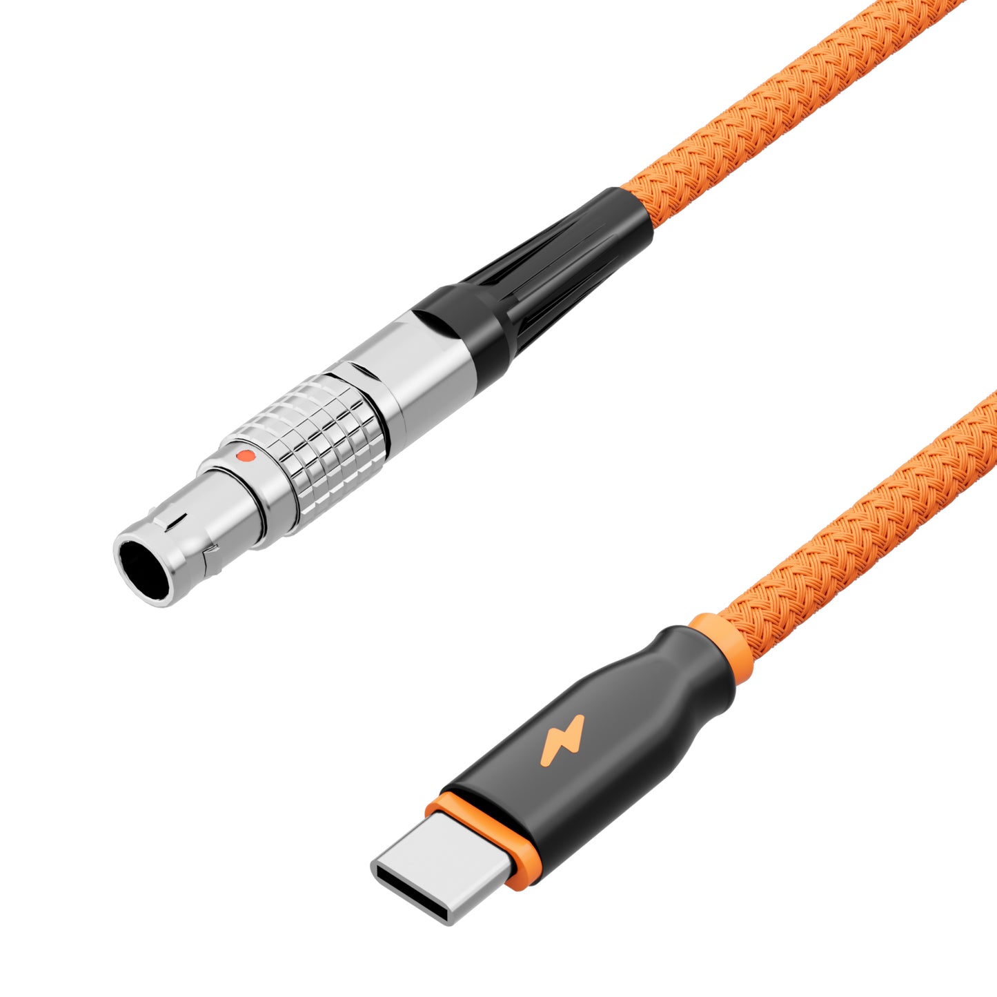 LEMO Straight 2Pin to USBC PD12V Power Cable for Teradek,SmallHD,Z-CAM