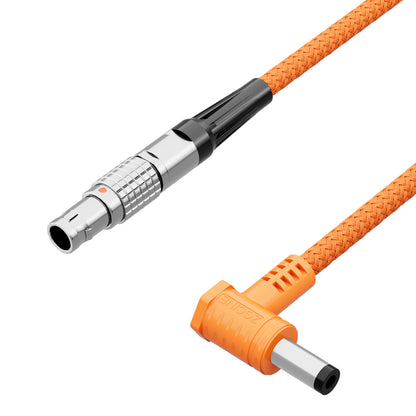 LEMO Straight 2Pin to DC5.5*2.5 Power Cable for Teradek Bolt,Atomos, SmallHD Monitors